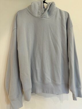 American Eagle Light Blue Hoodie Sweatshirt